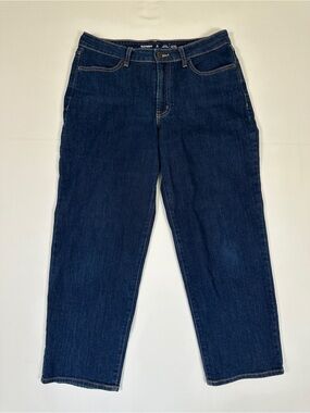 Old Navy High Rise Loose Jeans Dark Wash Petite 10 Casual Classic Denim